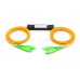 SCA-SCA202-OHZFP SC/APC光纖2分2單模分光器 2SCAPC 2分2分光器 電信級分光器 單模1分2光纖分路器 2比2拉錐式SC 定做分光比 FBT分路器